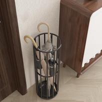 Didelės talpos buitinių durų skėčių stovas su drenažo funkcija White Round Umbrella Stand