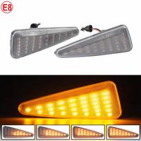 2 vnt. Dinaminis LED šoninis posūkio signalo žibintas Dacia Logan Sandero I Renault Stepway Thalia 2008-2011