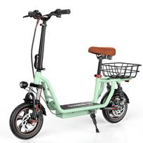 iScooter i12 Elektrinis paspirtukas 500W variklis 36V 7.5Ah ličio baterija Maksimalus greitis 25 km/h 30-35 km didžiausias nuotolis juoda