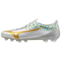 Mizuno Alpha 3 Futbolo Batai Unisex Balti Auksiniai Mėlyni P1GA265014 42