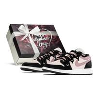 Jordan Air Jordan 1 Amortizuojantys Neslystantys Atsparūs dilimui Aukštį didinantys Žemi Vintažiniai Krepšinio Batai 553560-053(TeamA-S-BOX) 36 gray
