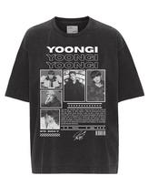 YOONGI BTS Marškinėliai Moteriški Vyriški Dovana Gerbėjams Medvilniniai Oversize Y2k Trumpomis Rankovėmis Korėjietiški Kpop Gatvės Stiliaus Harajuku Moteriški Drabužiai 4XL