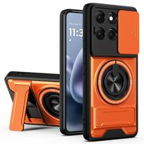 Motorola Edge 70 Fusion 5G dėklas Odinis piniginė su karvės odos tekstūra, stovas, telefono dangtelis A