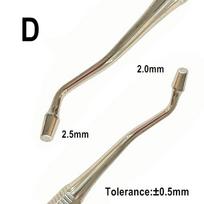 Dantų sidabro amalgamos užpildo instrumentas Kaulų miltelių plombavimo įtaisas Dantų implantų ištraukimo įrankio degiklio kištukas 1 piece D