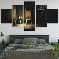 5 dalių siaubo nuotykių žaidimas Little Nightmares plakatas HD animacinis sieninis paveikslas drobės tapybos namų dekorui sienų menas 20x35cm*2  20x45cm*2  20x55cm*1