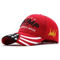 Moteriškos Vyriškos beisbolo kepuraitės Pavasario vasara Reguliuojama Snapback kepurė TRUMP raidžių siuvinėjimas Saulės kepurė lauke medvilninės hiphopo beisbolo kepurės 54-60cm