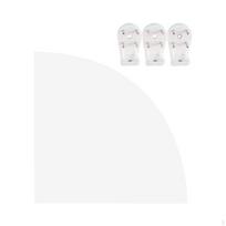 Kampinė lentyna tvirtinama prie sienos plaukiojančios lentynos pakabinamas stovas knygų laikymo lentyna ekspozicijai 25cm_White