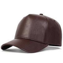 Leisure Full Leather Baseball Cap Men's Outdoor Sports Hat Adjustable Waterproof Women Caps Golf Cap Trucker Hats ruda