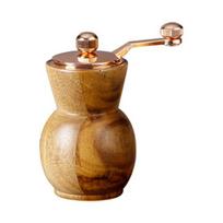 Rankinis pipirų malūnėlis Modernus rankomis sukamas malūnėlis su akacijos medžio korpusu ir metaline rankena 4Inch