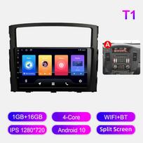 Android Automobilinis Radijas Mitsubishi Pajero 2006-2014 Multimedijos Grotuvas Pagrindinis Įrenginys Stereo GPS Navigacija BT WIFI 1+16GB 1+16GB,A