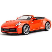 1/32 Porsche 911 Carrera Superautomobilio lydinio modelis Automobilio žaislas Metalinis liejinys Garso ir šviesos Automobilio žaislai Vaikams Transporto priemonė raudona