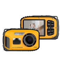 1080P vandeniui atspari skaitmeninė kamera 48MP skaitmeninė vaizdo kamera 2,4 colio IPS ekranas IP68 5M korpusas geltona