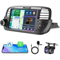 7  Fiat 500 2007-2015 Apple Carplay Android Automobilinis Stereo Radijas GPS WIFI SWC Išmaniosios automobilinės sistemos Automobilinė multimedija 4-core 2GB+32GB