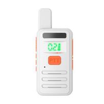 Mini Walkie Talkie PMR 446 nešiojamas dvipusis radijas ht PTT Intercom S1 nešiojamas radijas medžioklės kavinei balta