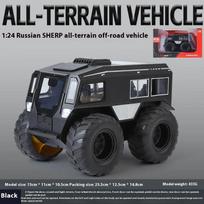 1/24 Sherp Diecast ATV Truck Model All-Terrain Off-Road Sound & Light Kids Gift 1/24-Size:15*11*11cm juoda