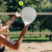 Lauko irklavimo teniso raketė Paplūdimio padelio raketė galiai ir vikrumui su EVA putų šerdimi 1 Racket Only