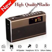 Retro Mini FM radijo nešiojamas radijo imtuvas Bluetooth garsiakalbis su įmontuota garsiakalbio juosta Dovana pagyvenusiems žmonėms juoda