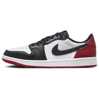 Air Jordan 1 Retro Low OG Black Toe Unisex sportbačiai balti spalvoti raudoni CZ0790-106 47.5