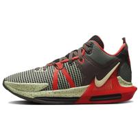 Nike LeBron Witness 7 Ryškiai raudonos Aligatoriaus Unisex sportbačiai Juodi Minimaliai Voltiniai DM1123-001 44