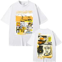 Ego juodi marškinėliai Hayley Williams stiliaus unisex vasariniai marškinėliai trumpomis rankovėmis moterims/vyrams 100% medvilnės marškinėliai apvaliu kaklu patogūs marškinėliai XS balta
