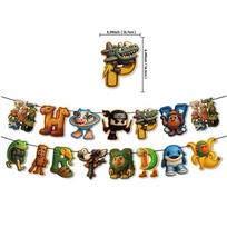 Tung Tung Sahur-themed Birthday Party Decoration and Arrangement Children's Birthday Party Decoration Supplies as the picture1