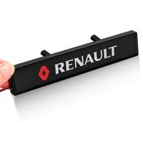 1 vnt. Automobilio dekoratyviniai LED žibintai Priekinės grotelių emblemos stilius Renault Dacia Megane 2 3 Duster Koleos Logan Clio Laguna Sandero Renault white