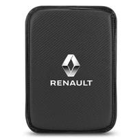 Automobilio porankio dėžutės kilimėliai Odiniai centrinės konsolės uždangalai Aksesuarai Renault Dacia Koleos Clio Laguna 2 Megane 2 3 Duster Logan Renault juoda