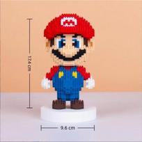 Juokingi Super Mario Mikro Statybiniai Blokiniai Figūrėlės Skeletas Mario Yoshi Luigi Bowser Broliai Blokiniai Dėlionės Surinkimo Žaislai Vaikui Dovana No Box