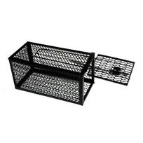 Automatinis geležinis žiurkių pelės gaudyklės kontrolės gaudytojas Netoksiška ir didelio jautrumo konstrukcija saugiam kenkėjų kontroliui 23x11.5x11.5cm juoda