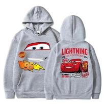 Automobilių animacinių filmų spaudiniai su gobtuvais Žaibo Makvyno gobtuvai Oversized kostiumas Vyrams Moterims Palaidinė Poros apranga Apranga 4XL