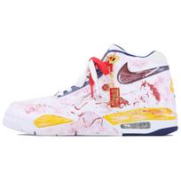 Nike Flight Legacy Madingi Ir Sėkmingi Kinų Naujųjų Metų Vidutinio Aukščio Retro Krepšinio Batai Vyriški Balti Raudoni Geltoni BQ4212-102(Komanda168-) 42