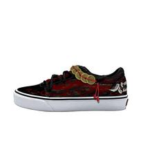 Vans Ward Atsparūs trinčiai žemi krepšinio batai Vyriški Juodi Raudoni VN0A36EMC4R(Team613-) 39