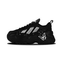 Adidas Originals OZGAIA Sidabrinis drugelis Atsparus dilimui Žemi Stambūs sportbačiai Unisex Juodi JQ4110(Komanda1246-) 36⅔