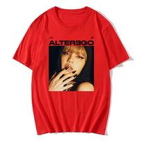 2026 LISA Alter Ego New Album Printed T-Shirt Korean Singer Graphic T-Shirt Hip Hop Unisex Streetwear Top for All Seasons Tshirt 4XL