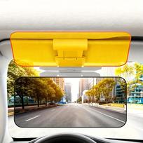 Day Night Dual Use Car Sun Visor Anti-glare Visor Extender Uv Protection Night Driving Shield For Suvs Trucks geltona