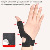 Patempimo riešo įtvaras su nykščio stabilizatoriumi, unisex, tendinitui, pirštui gaidukui, nykščio įtvaras, artrito skausmui, nykščio įtvaras, rankos gaidukas juoda