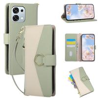 Motorola Moto G77 5G/G67 5G odinis dėklas su stoveliu, piniginė, telefono dėklas su peties/riešo dirželiu D