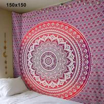 Jogos įranga Mandala Bohemijos jogos kilimėlis paplūdimio rankšluostis skara antklodė Indijos sieninis gobelenas 200x150cm geltona