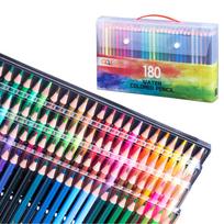120/150/180/210 Profesionalus menininkas akvarelinių pieštukų rinkinys Vandenyje tirpūs spalvoti pieštukai mokyklai 180 Colors