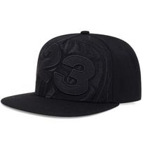 23 Hip Hop krepšinio kepurė snapback kepurė vyrams, moterims suaugusiems, laisvalaikio beisbolo kepuraitės reguliuojamos Trucker kepurės juoda
