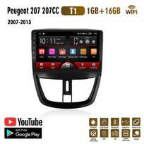 2 Din Android, skirtas Peugeot 207 207CC 2007–2013 Automobilių radijo multimedijos grotuvas Carplay Auto Stereo WIFI GPS DVD galvos blokas 2+32GB 1+16GB