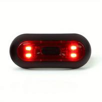 Motociklo šalmo LED įspėjamoji lemputė USB įkrovimo dviračio nakties saugos signalinė lemputė galinė lemputė vandeniui atspari važiavimo šalmo blykstė F lemputė raudona