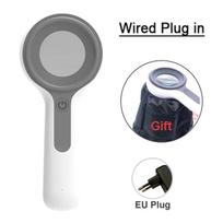 Woods lempa odos analizatoriaus aparatui Ultravioletinė lempa UV odos tyrimas Grožio testas Veido didinamoji analizė Vitiligo lempa Wired Plug in