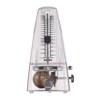 TUNYIN mechaninis metronomas, nešiojamasis metronomas, reguliuojamas ritmo greitis, lengvas garsus garsas, skirtas balta