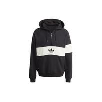 Adidas Originals Color Block Half Zip Hoodie Men Hoodies Black IP9488 M