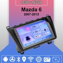 Android Carplay automobilinis radijas, skirtas Mazda 6 2007–2012 m. daugialypės terpės grotuvo galvos blokas Stereo GPS navigacija BT WIFI 2+32GB 1+16GB