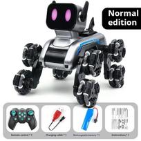Naujas kaskadininkų robotas šuo vaikams 8 ratų nuotolinio valdymo automobilis su muzika ir šviesomis Išmanus nuotolinio valdymo pultas robotas šuns gimtadienio dovana žaislas Kalėdų dovana Remote control