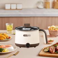 Elektrinis puodas nelipnus nešiojamas mini ramen virimo aparatas kepsniams makaronams be garintuvo without steamer