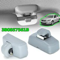 2 vnt. Saulės skydelio vidinis spaustukas, skirtas VW Transporter T4 T5 T5.1 T6 3B0857563 Automobilio skydelio kabliukas, pakabinamas laikiklis