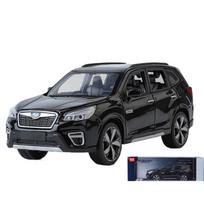 1/30 mastelio 2021 m. Subaru Forester E-Boxer SUV modelio automobilis metalinis lietas žaislinis automobilis, atsidarančios durys, šviesos garsas, atitraukiamas, berniukams, vaikams, vyrams kolekcijai ir kt. 1/30-Size:15.5*6.5*5.8cm balta